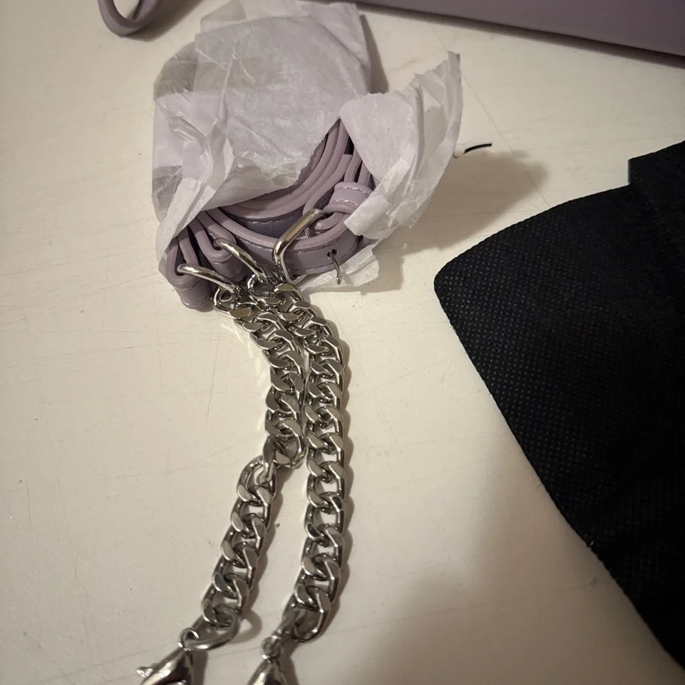 White House Black Market Purple Clutch. new - Picture 9 of 13